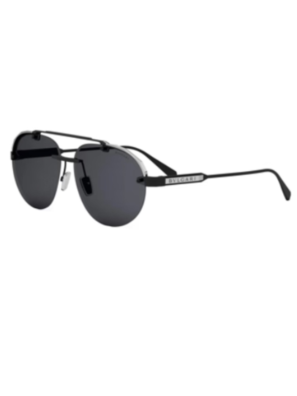 Bvlgari Octo BV40052U 15D 60 Titanium Matte Black Polarized Sunglasses Bulgari